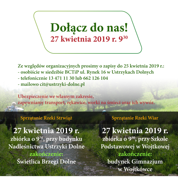Sprzątanie Rzeki Strwiąż i Wiar