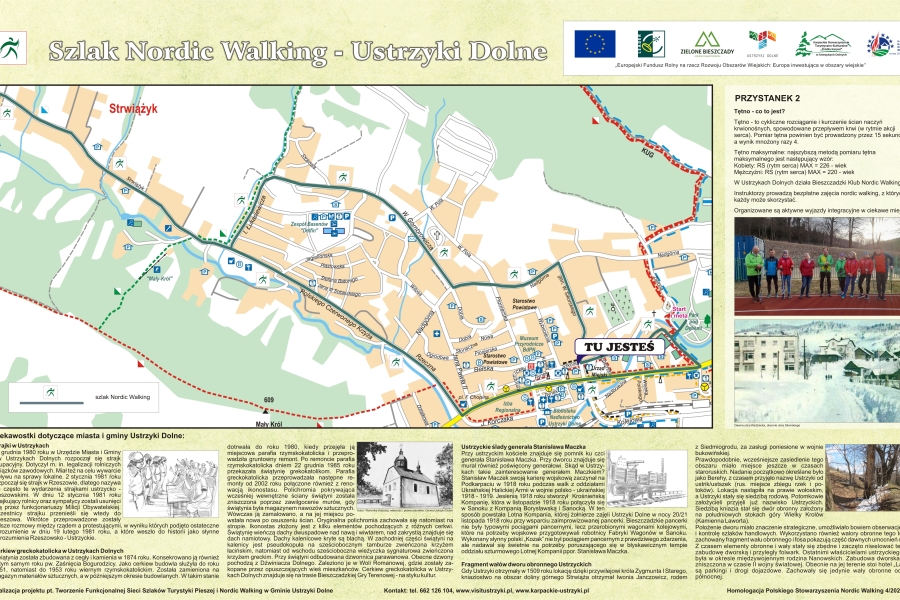 Szlak Nordic Walking - Ustrzyki Dolne