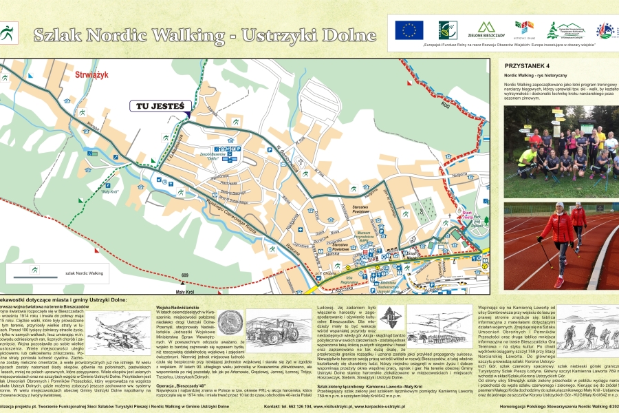 Szlak Nordic Walking - Ustrzyki Dolne