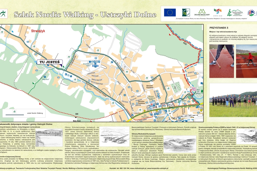 Szlak Nordic Walking - Ustrzyki Dolne