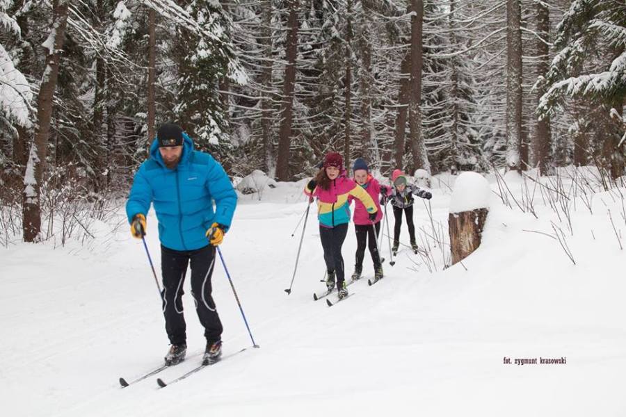 Ski pistes in Żuków